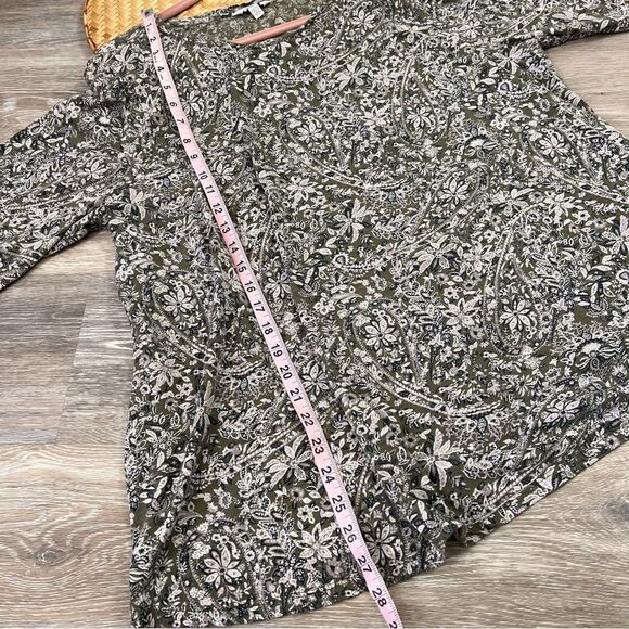 Lucky brand bohemian paisley floral print blouse - Picture 3 of 7